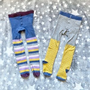 💘 Baby Boden Patterned Tights, Stripes and Polka Dots, 2-3Y